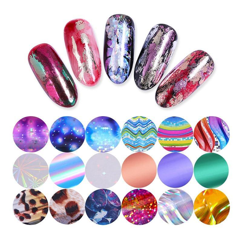 Nail Art Sticker Tips Wrap Foil