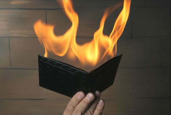 Hot Wallet™ Flame Trick Wallet