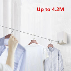 Shower Retractable Clothes Line Wall Mount