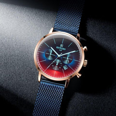 Bright Luxury Glass Wrist Watch