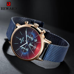 Bright Luxury Glass Wrist Watch