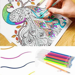 Colorful Gel Pen Set (48 Pcs)