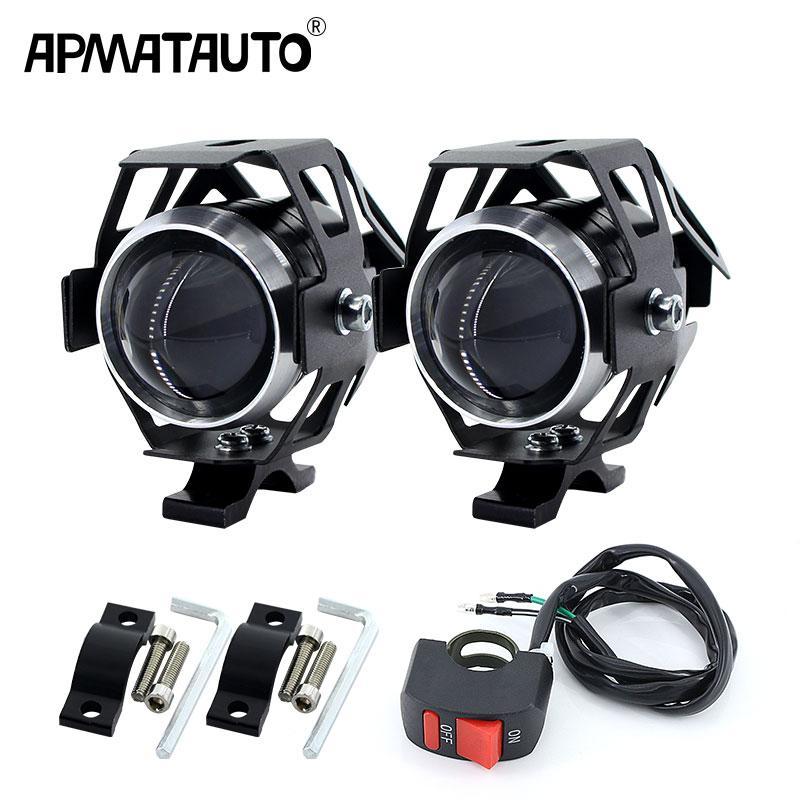 Motorcycle LED Auxiliary Headlight Kit