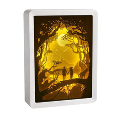 3D Paper Carving Night Lights