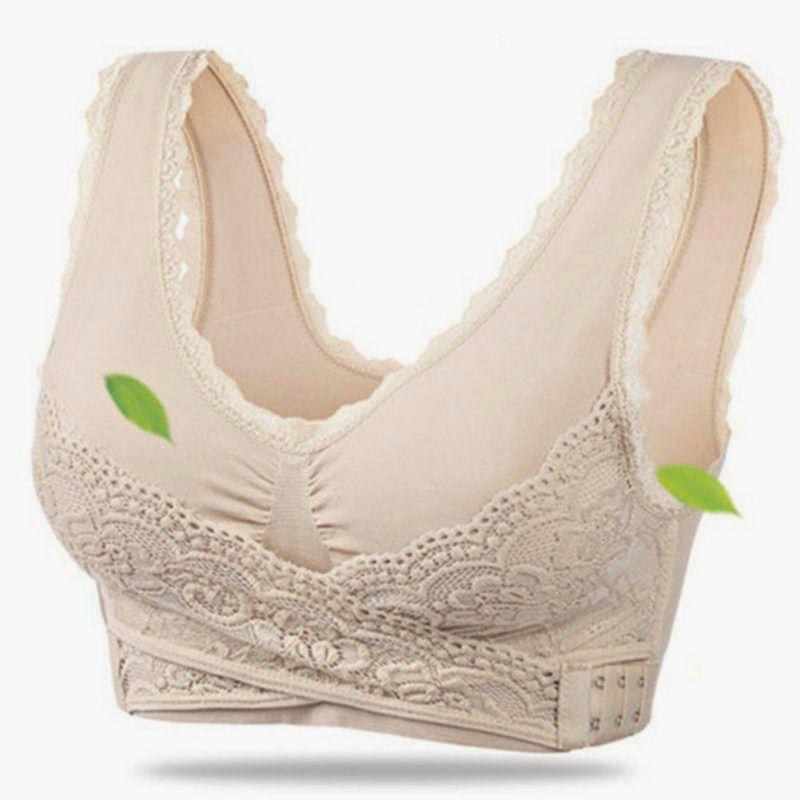 Front Cross Wireless Lace Lift Comfort Bra