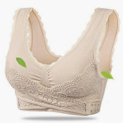 Front Cross Wireless Lace Lift Comfort Bra