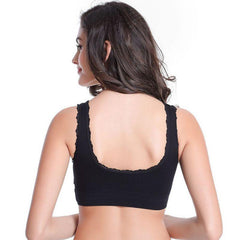 Front Cross Wireless Lace Lift Comfort Bra