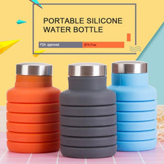 Collapsible Water Bottle, Silicone & BPA Free