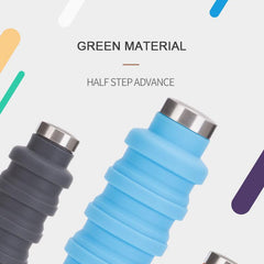 Collapsible Water Bottle, Silicone & BPA Free