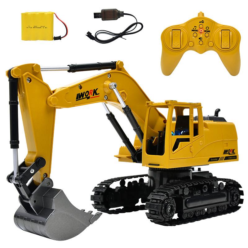 Realistic RC Remote Excavator Toy Simulator