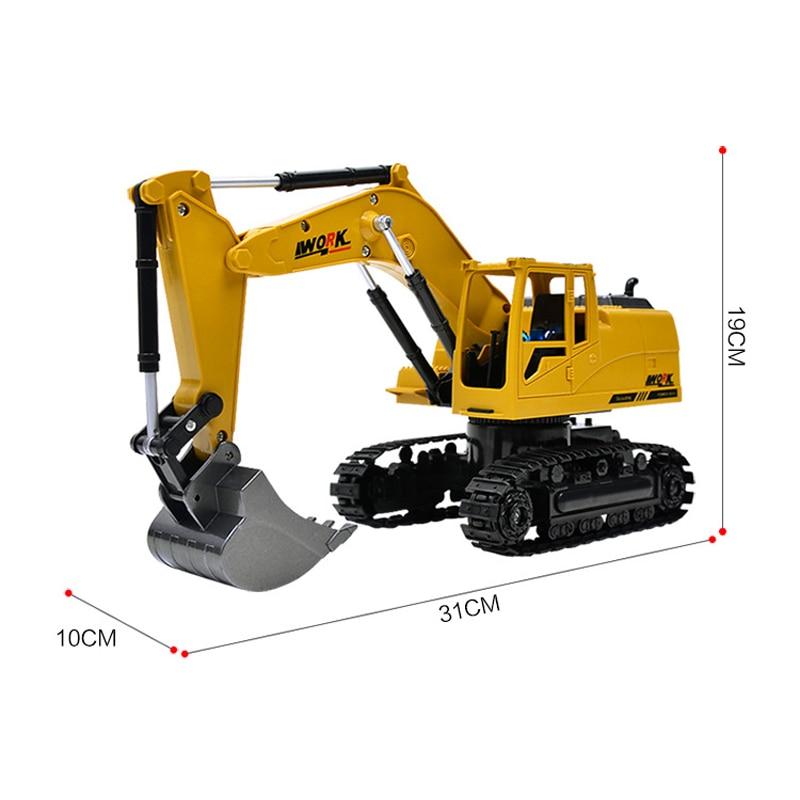 Realistic RC Remote Excavator Toy Simulator