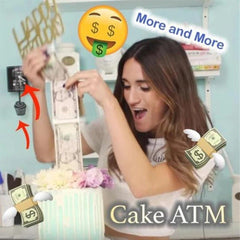 ATM Money Cake Topper