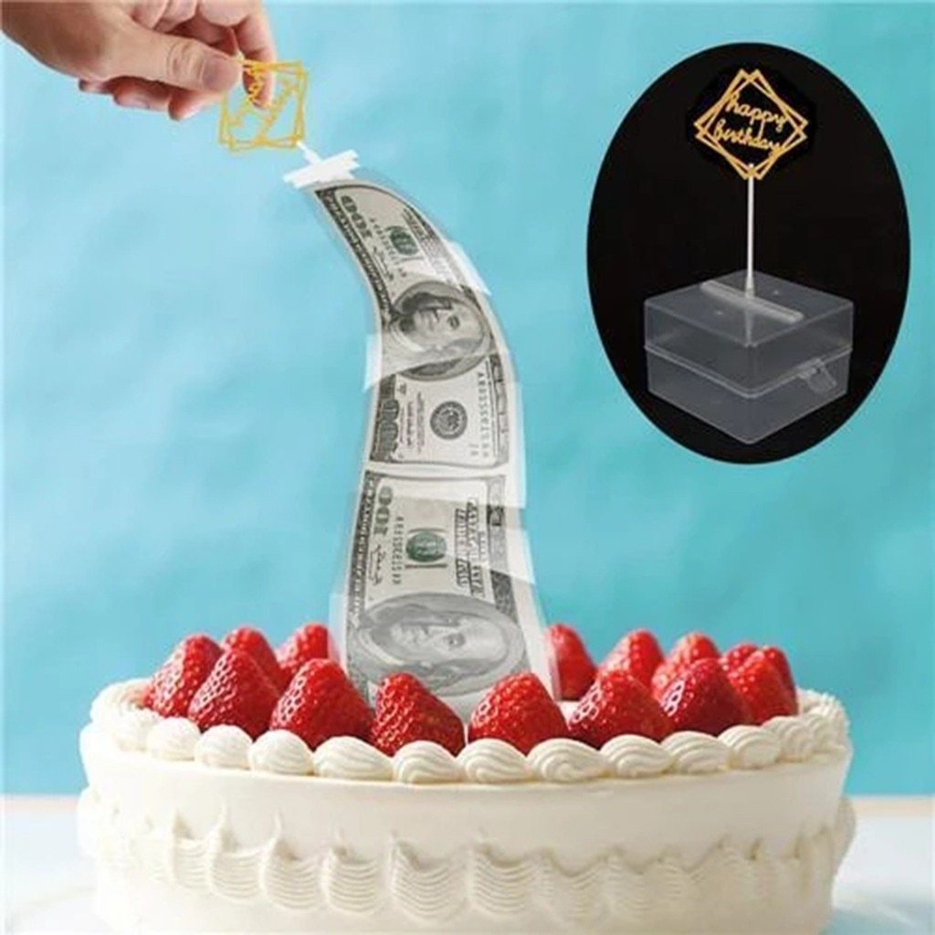 ATM Money Cake Topper