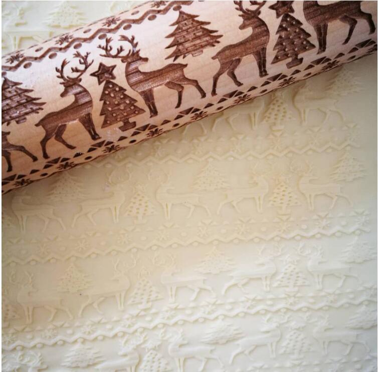 Christmas Decorative Rolling Pin