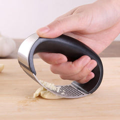 Stainless Steel Garlic Press, Professional Grade