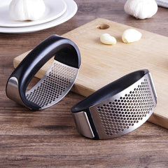 Stainless Steel Garlic Press, Professional Grade