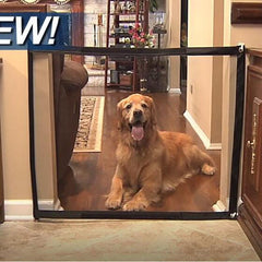 Magic Gate for Dogs, Portable Folding Mesh Gate