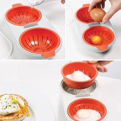 Microwaveable Double Egg Poacher