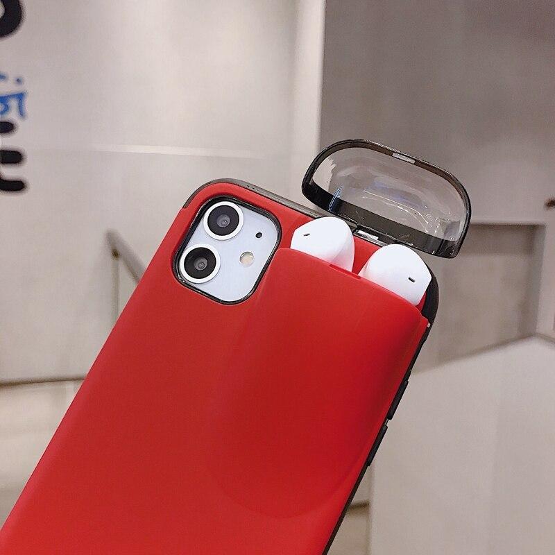 iPhone Case with Airpod Holder