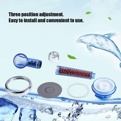 Negative Ion Filtered Shower Head