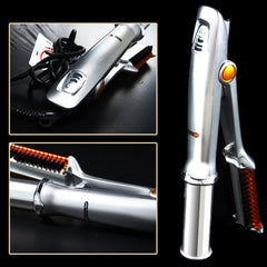 2-in-1 Rotating Curling Hair Iron