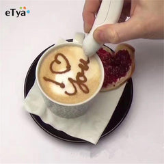 DIY Electric Pen for Coffee Latte Art Decorating