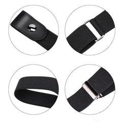 No Buckle Stretch Belt for Men/Women