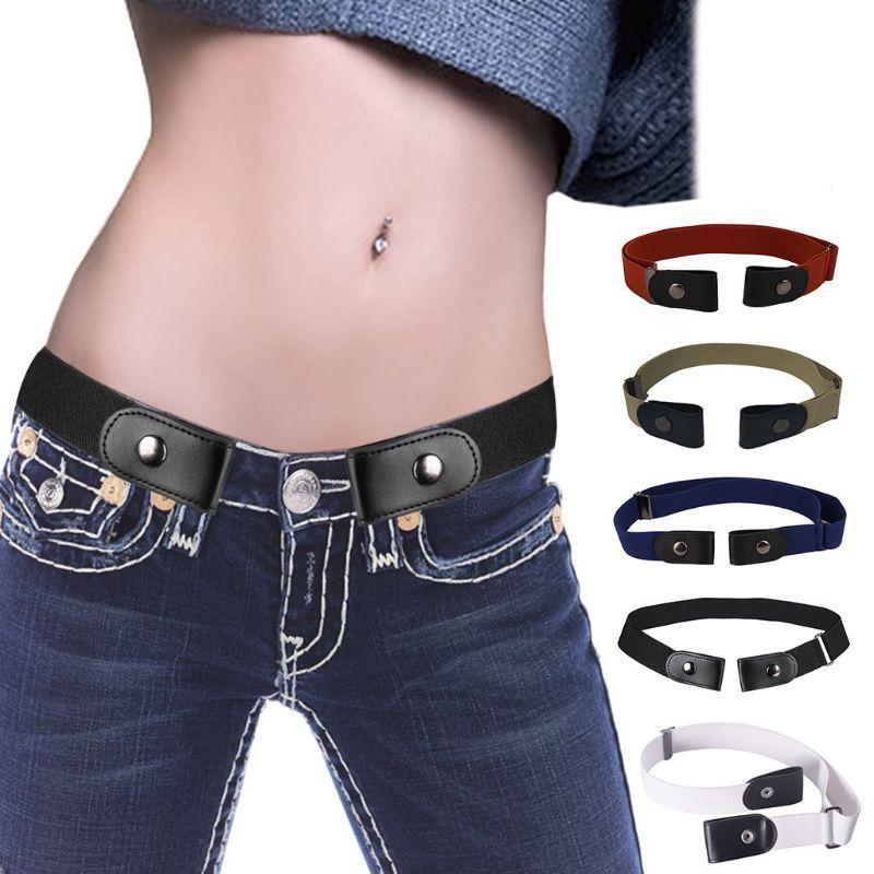 No Buckle Stretch Belt for Men/Women