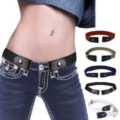 No Buckle Stretch Belt for Men/Women