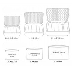 Luggage Packing Organizer Set (6 pcs)