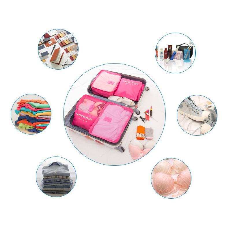 Luggage Packing Organizer Set (6 pcs)