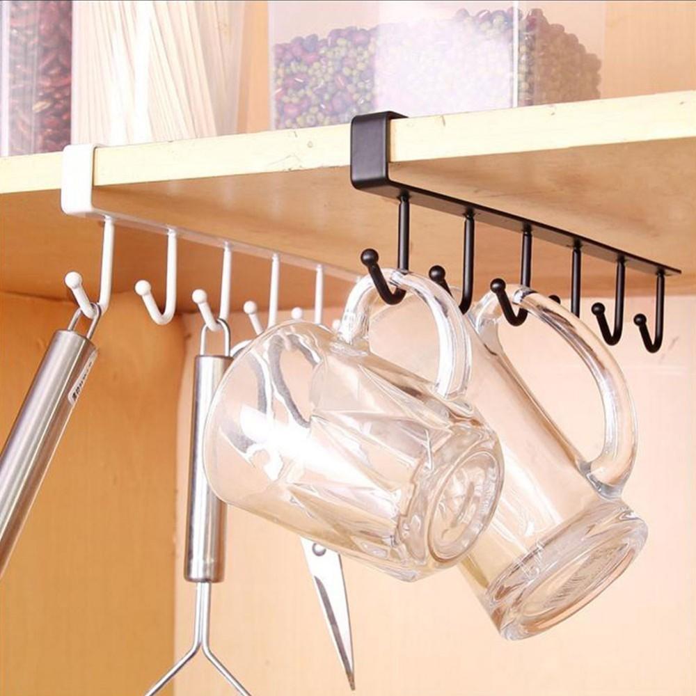 Nail-Free Under Cabinet Mug Holder