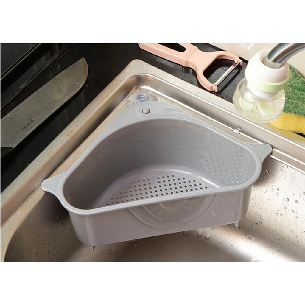 Triangular Sink Drain Shelf