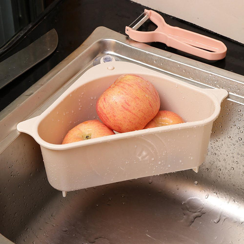 Triangular Sink Drain Shelf