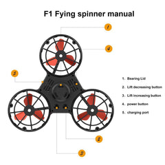 Flying Fidget Spinner Interactive Mini Drone