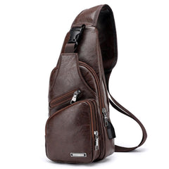 Anti-Theft Men's Crossbody Sling Bag