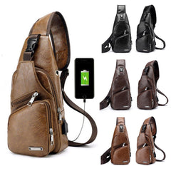 Anti-Theft Men's Crossbody Sling Bag