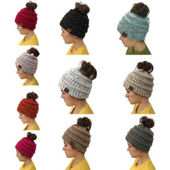 Stretchable Ponytail Beanie