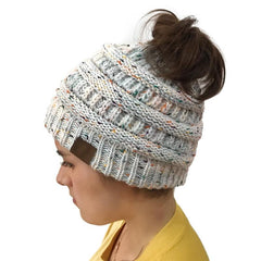 Stretchable Ponytail Beanie