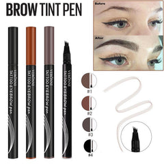 Microblading Tattoo Eyebrow Pen, Waterproof Natural Brows