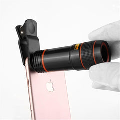 Phone Camera Zoom Lens Kit, HD 12X Optical Zoom