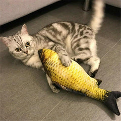 Moving Cat Fish Toy
