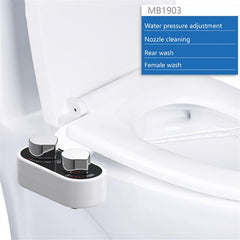 Clear Rear Toilet Bidet