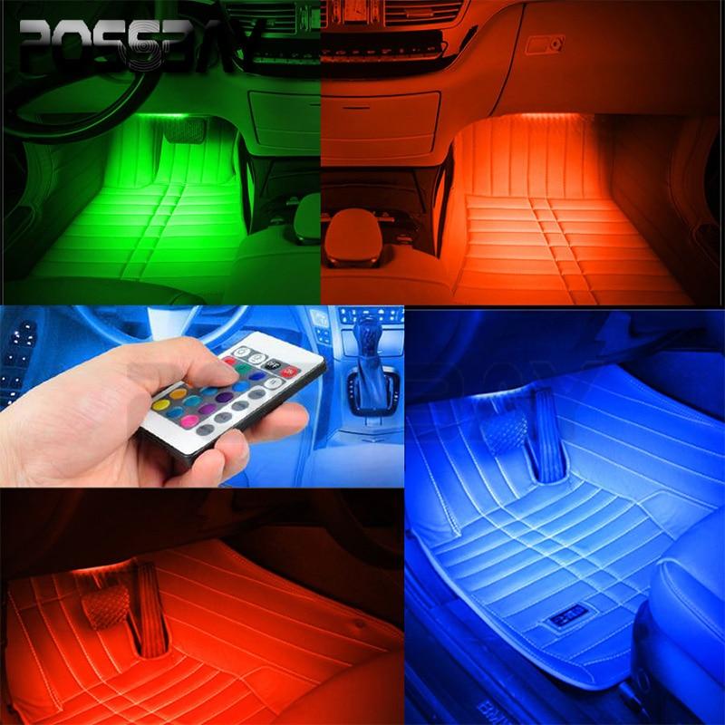7-Color Car Interior LED Strip