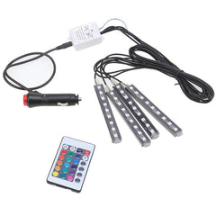 7-Color Car Interior LED Strip