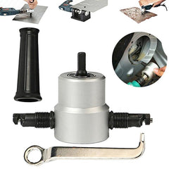 Double Headed Sheet Metal Nibbler Attachment