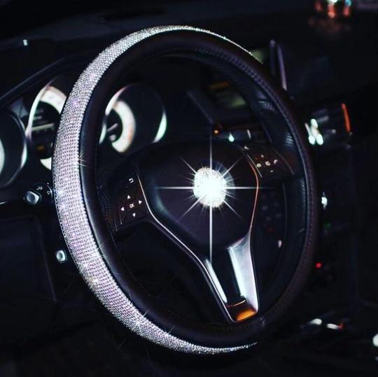 Diamond Crystal Steering Wheel Cover