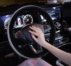 Diamond Crystal Steering Wheel Cover