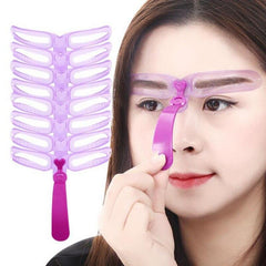 8 in 1 Eyebrow Shaping Stencil Kit