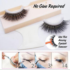 Self-Adhesive Eyelashes Mink 3D False Eyelashes